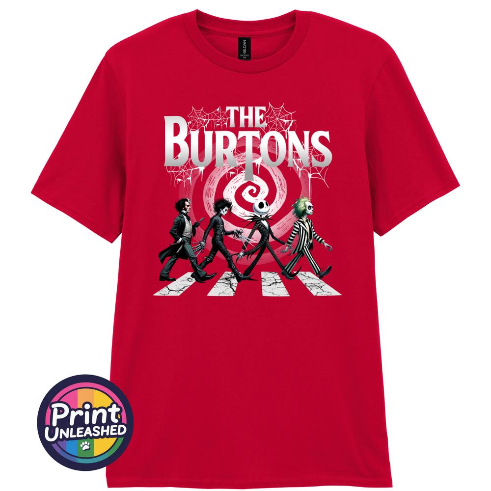The Burtons Parody TShirt Unisexs Funny Music Movie Tee Beetlejuice Gift for Dad M