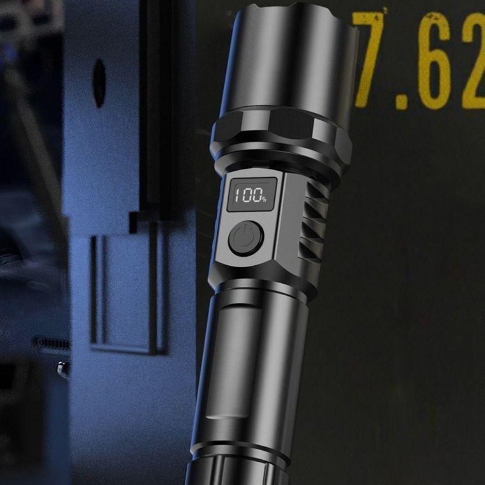 Ultra Bright Powerful LED Flashlight TYPE-C Charging Outdoor Emergency Light  Hiking