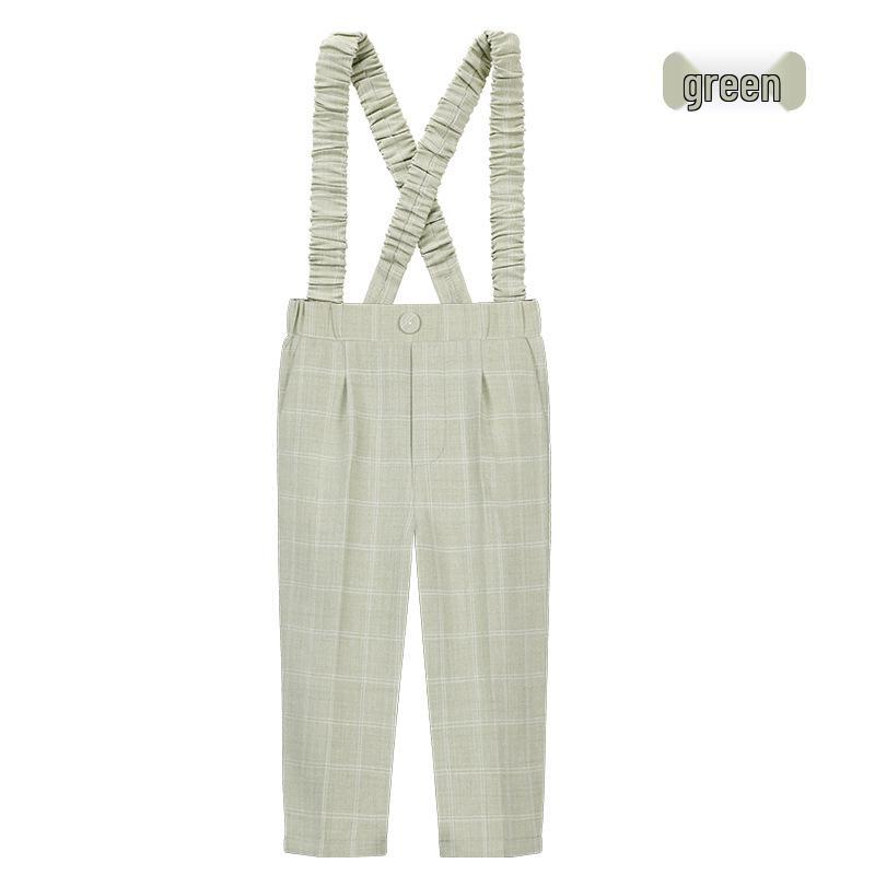 Pantaloni de costum uni pentru copii - Pantaloni lungi casual pentru băieți pentru uniforma de școală primară, costum de spectacol de primăvară/toamnă