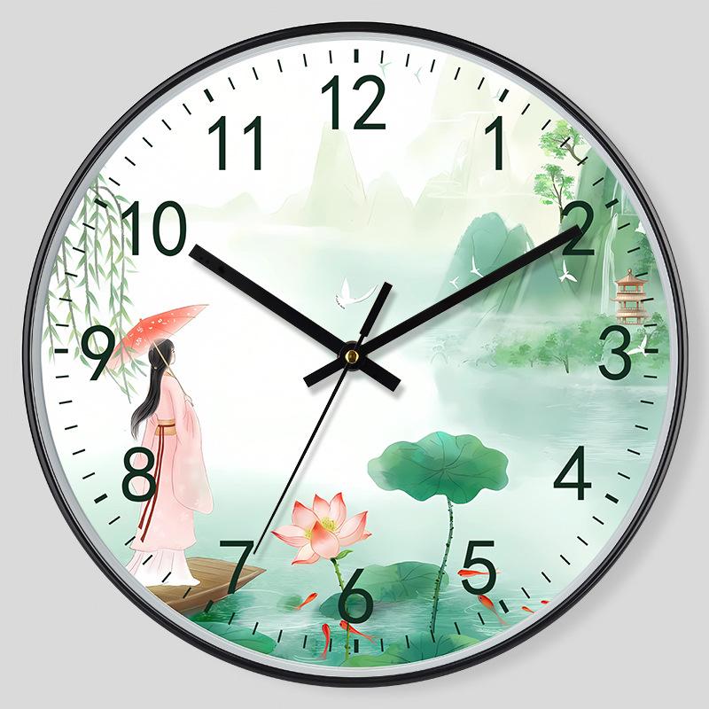 12 Inch 30CM Silent Wall Clock, Creative and Fashionable, Modern Home Clock, Living Room Simple Clock