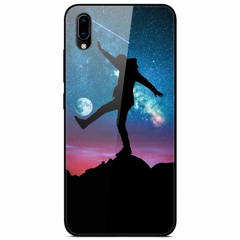 Für vivo V17 Hüllen V17 Pro Gehärtetes Glas Harte Rückseite Für Vivo V15 Pro Handyhülle Coque Für Vivo X50 Pro Lite Hülle X 50Lite