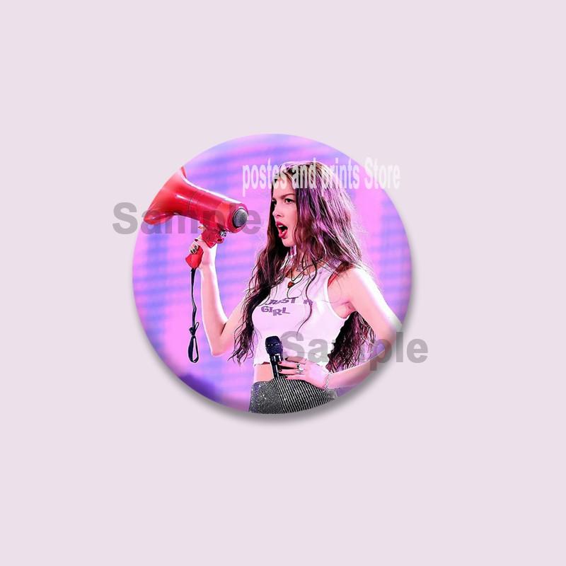 Creative Pop Albums Cover Lapel Pins Handmade Singer Round Brooch on Backpack Hat Jewelry Cosplay Badge Accessory Souvenir Gifts