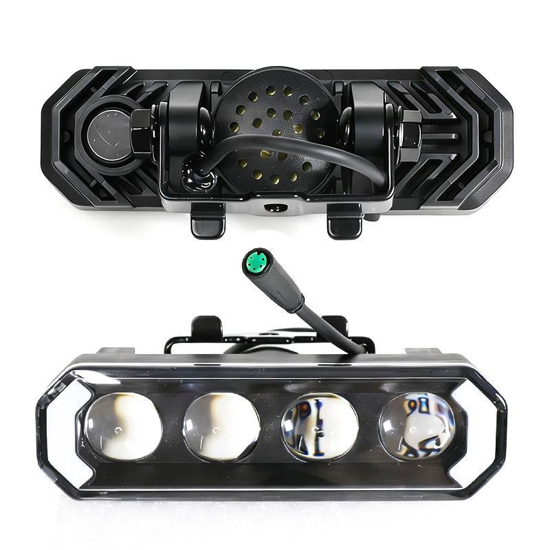 Ouxi V8 Electric Bike Accessory Modified Front Light 5 Pin With Turn Signals for Ouxi V8 Fat Bicycle Parts Replacement