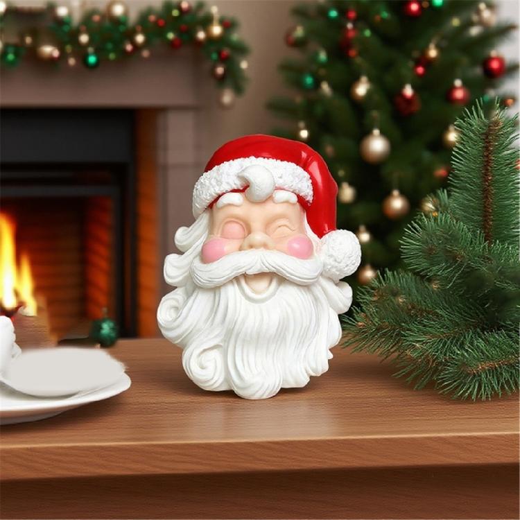 Christmas Theme Candle Silicone Mold Santa Shape Silicone Mould For Handmade Candle Soap Making Epoxy Resin Craft