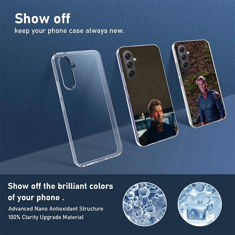 Homelander The Boys Phone Case for Samsung A16 A26 A36 A56 A17 A37 A57 A07 A06 A02S A03 A04S A05S Galaxy Note 20 10 A50S A71 A51