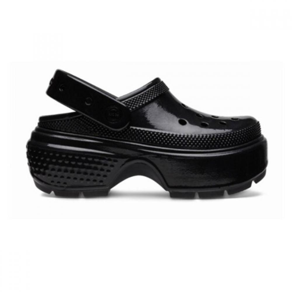 

Сандалии-тапочки Crocs Tqj 209568 001 Stomp Hi sHine Platform Clogs Black 240