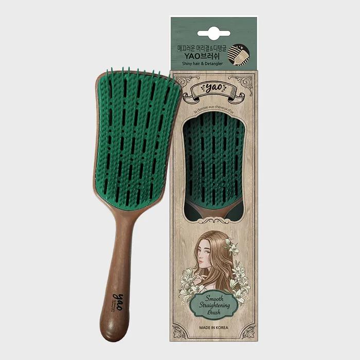 Hairbrush Wood Smoothing Detangle Dry Comb