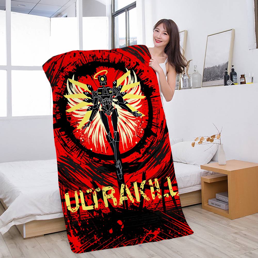 STEAM GAME U-ULTRAKILL Microfiber Printed Beach Towel Mountain Climbing Yoga Beach Swimming Running Absorbent Soft Towel