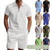 HNXC Men's Fashion Casual Summer Spring POLO Neck Short Sleeve Blouses & Shirts Classic Exquisite