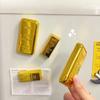 Creative Gold Bar Beer Opener Multi-Functional Magnetic Refrigerator Sticker Novelty Gift Bottle Opener Trendy Party Gadget