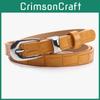 Stylish Womens Pu Belt With Textured Pattern For Casual And Business Looks