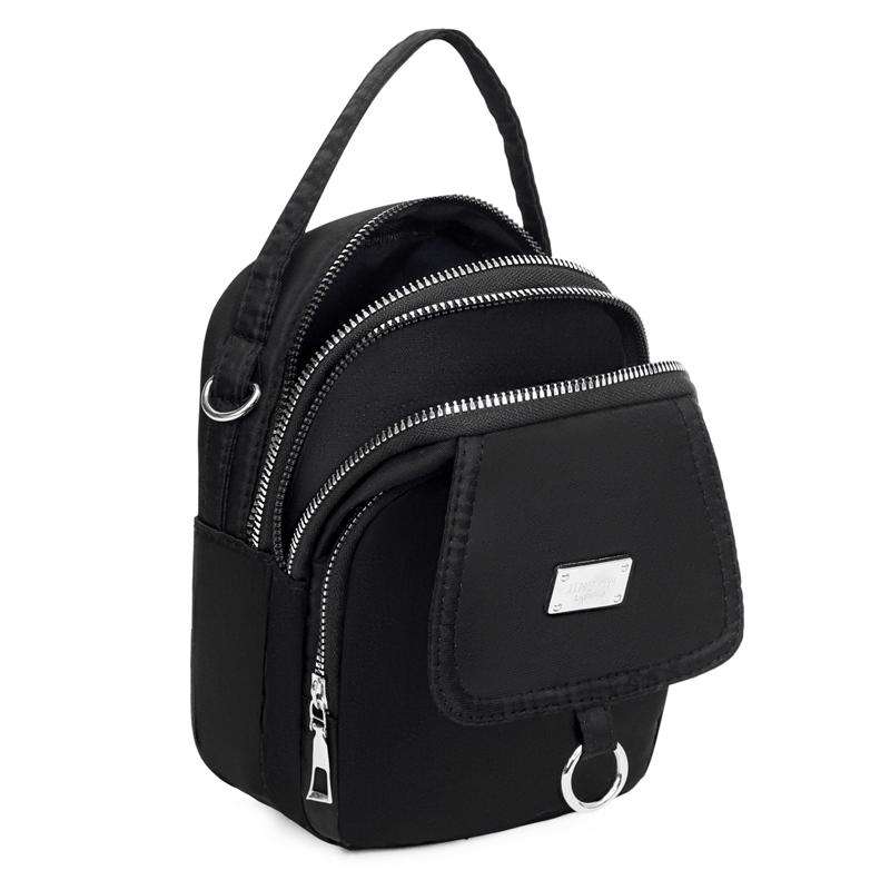 Water-Resistant Women's Crossbody Bag - Adjustable Strap  Zip Closure Minimalist Design Durable Polyester Lining