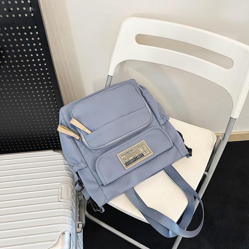 Unisex Large Capacity Messenger Bag - Korean & Japanese Style Student Commuter Shoulder Bag