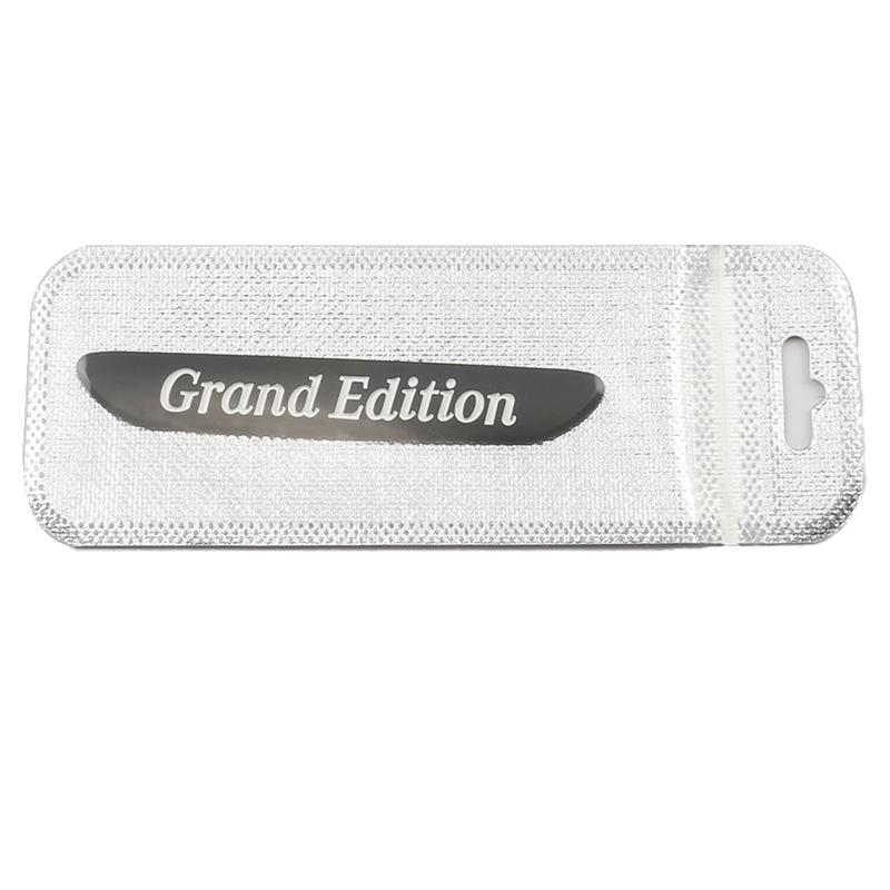 3D Metal Car Sticker EXCLUSIVE Grand Edition Fender Logo Decals For Mercedes Benz C260 C300 E260 E300 C200 Badge Emblems Parts AO4