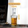 Crystal Whiskey & Wine Glass Bottles - Sealed & Empty for Homebrew