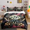 Moon Butterfly Art Decor Set Soft Comfortable Duvet Cover Bedding Set Included 1*Duvet Cover & 2*Pillowcases gift