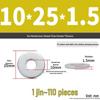 Extra Large Galvanized Metal Flat Washer - Thickened Round Screw Washer M6-M16