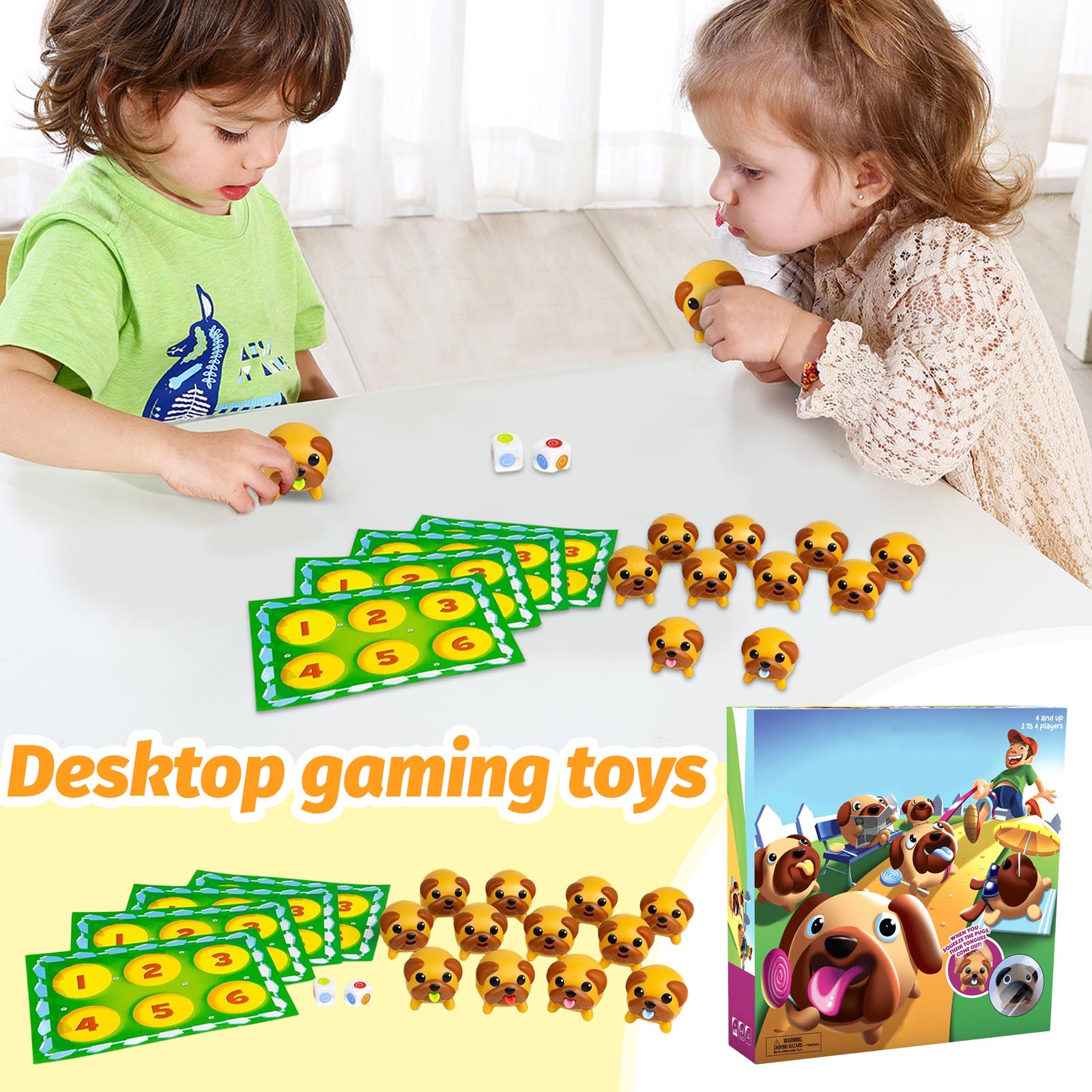 

Tongues Out!Preschool And Children Game - Educational Puppy Memory Color Matching Fun Games - 2-4 Players For Ages 4+ One Size