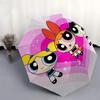 1pc Powerpuff Girls, Friendship Themed High-quality Umbrella,Automatic Opening and Closing Umbrella,Multi-functional Umbrella G0811263