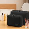Solid Color Cosmetic Storage Bag Waterproof Skin Care Storage Bag Zipper Makeup Bag  for Home