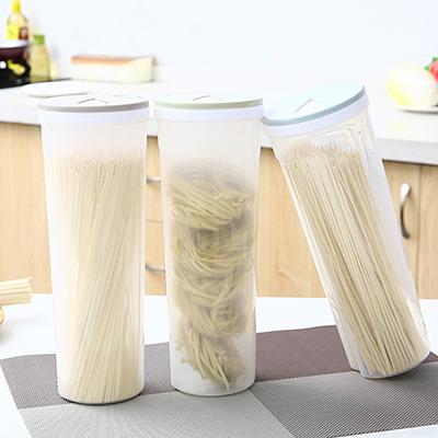 Hoge Transparante Spaghetti Pasta Container Voorraadpot met Deksel BPA-vrij Grote Capaciteit Transparant Ontwerp Luchtdicht Lekvrij Spaghetti Bewaarder