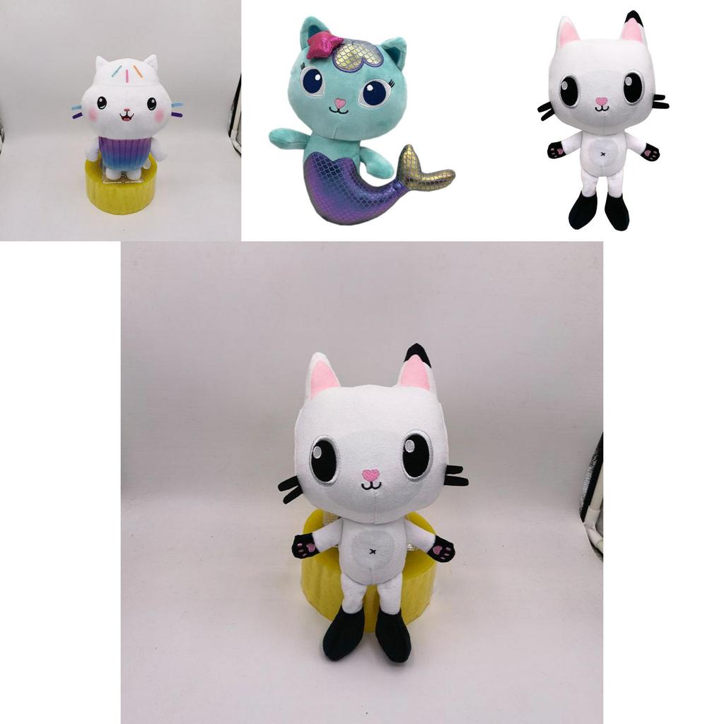Casa de Păpuși a lui Gabby Pluș Desen Animat Pisică Umplută Păpușă de Pluș Cadouri de Crăciun pentru Copii