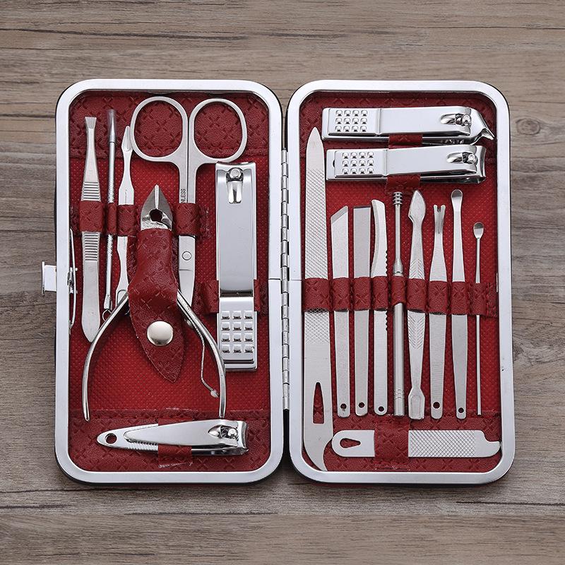 

Набор из 19 кусачек для ногтей из нержавеющей стали - набор инструментов для маникюра и красоты