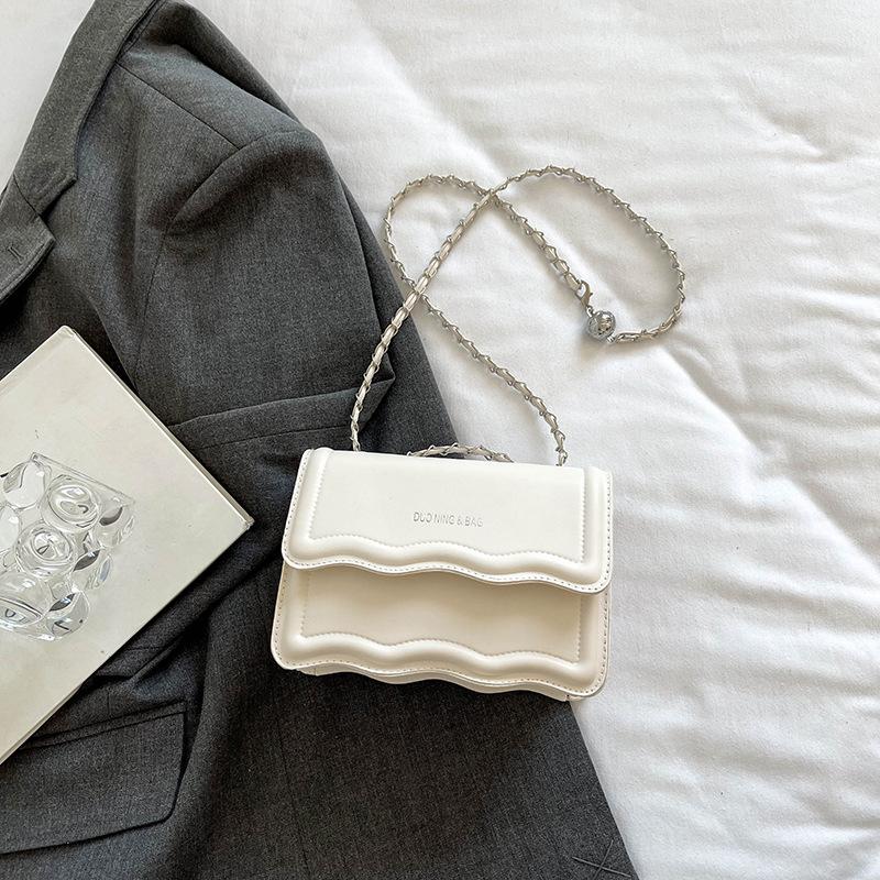 Chain Small Square Bag Spring Design Fashionable And Simple Underarm Shoulder Bag Casual Messenger Women'S Bag