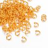 200 Stück/Los Gold Edelstahl Offene Biegeringe Direkt 3/4/5/6/8mm Sprengringe Verbindungsstücke für DIY Schmuckzubehör Herstellung