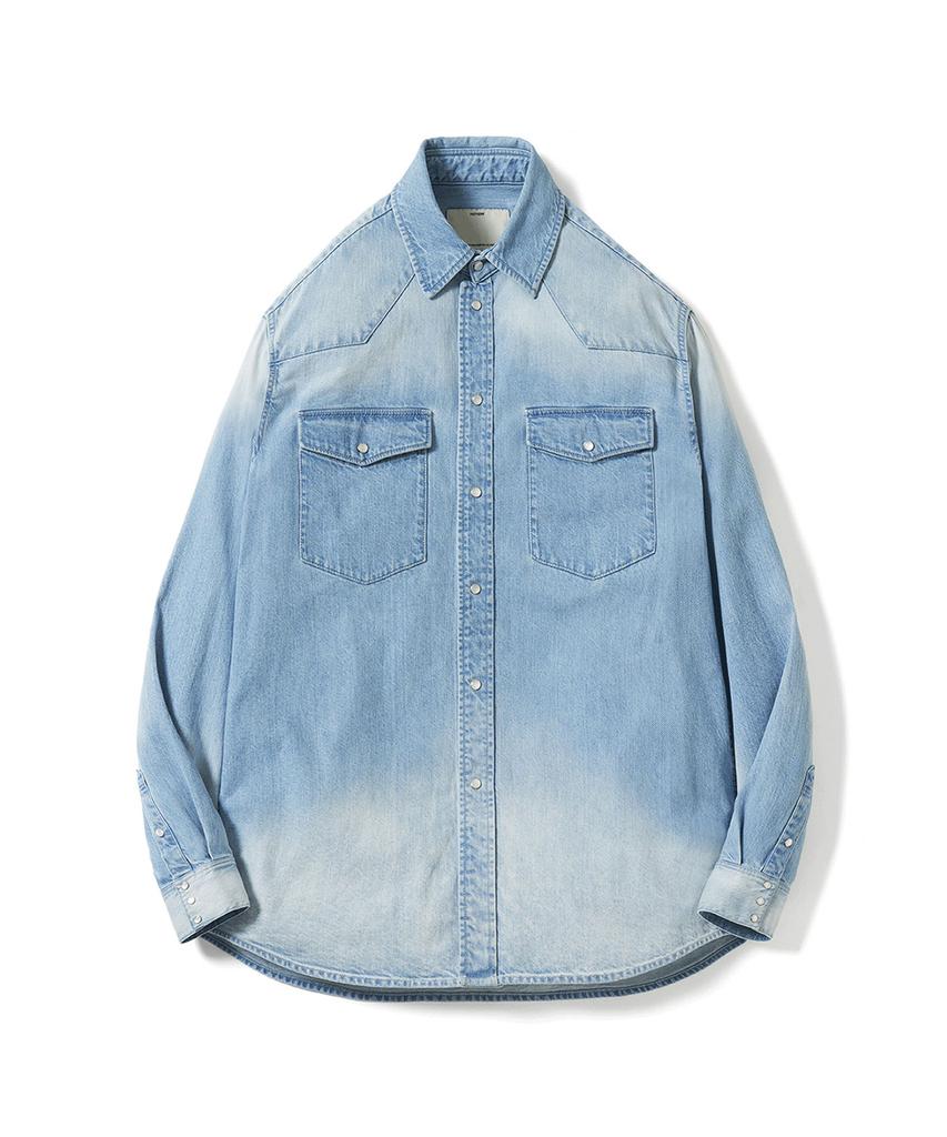 Poteoli Light Denim Shirt (Light Blue)