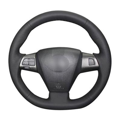 Fekete műbőr csúszásmentes autókormány burkolat Toyota Corolla RAV4 Auris Vanguard Voxy 2010-2014 Kívánság 2009-2017
