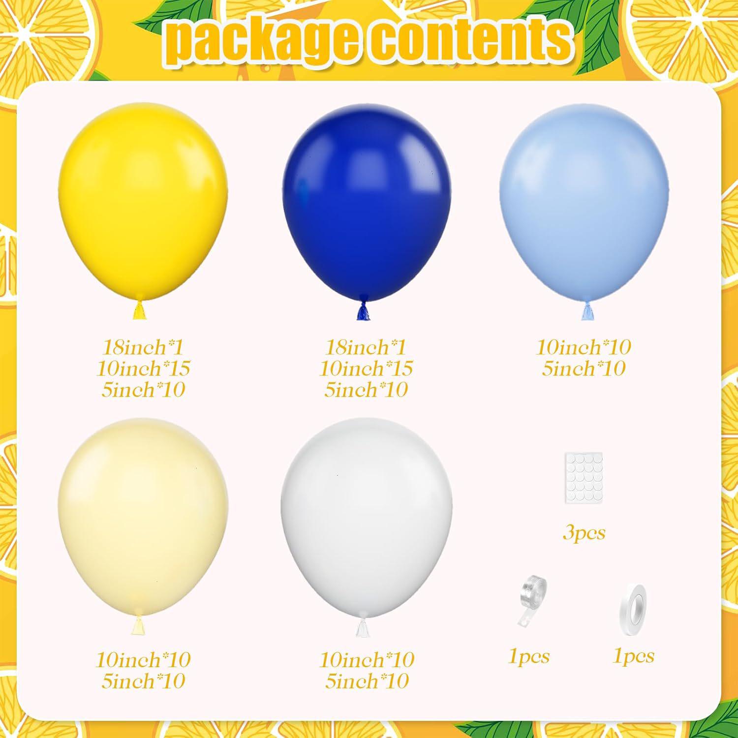Fruit-Themed Party Balloon Chain Decoration Set for Birthdays