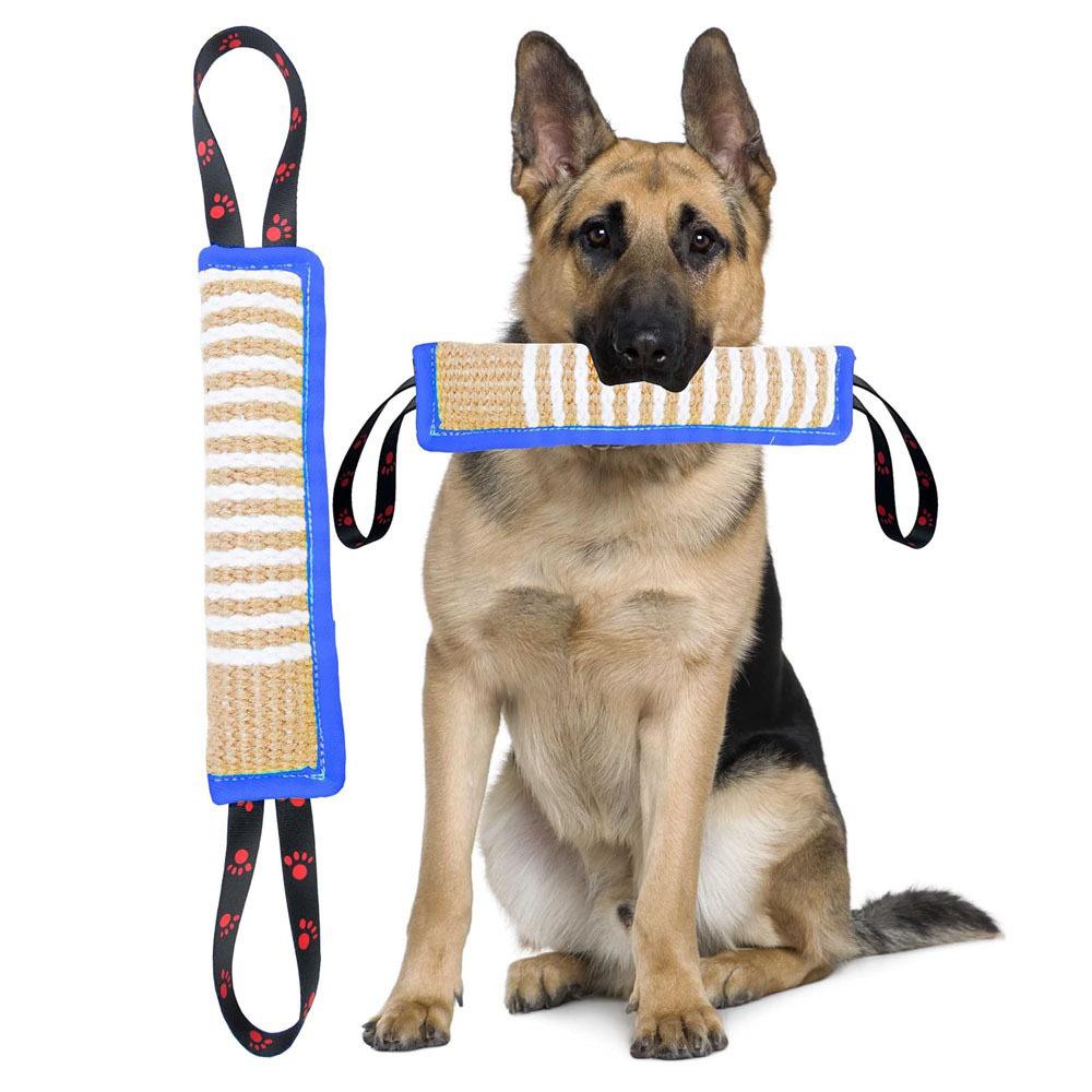 

Burlap Dog Bite Stick - Training, Chewing, and Fetching Toy