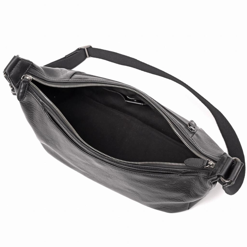 LEATHER CRAFT COMPANY Genuine Italian Leather Shoulder Bag EVERY LEV-1031 (Camel)