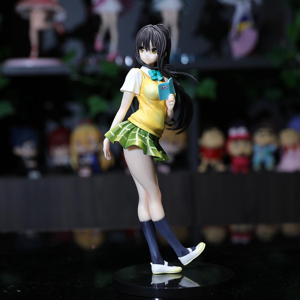23.5Cm Kotegawa Yui Anime Figure Kawaii Girl Figurine Model Doll Collect Desktop Decor Chassis Ornament Toys Otaku Surprise Gift