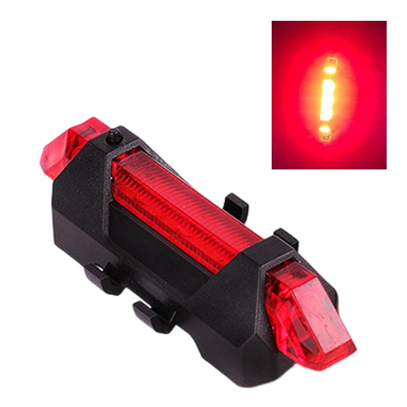 Fanale Posteriore LED per Bicicletta Ricaricabile USB Super Luminoso Luce di Avvertimento per Bici MTB per Guida Notturna