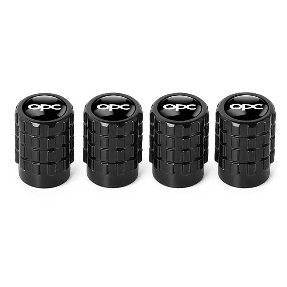 4Pcs Car Styling Wheel Tyre Valve Caps Covers Auto Exterior Accessories For Opel OPC Astra K Vectra Corsa Zafira Insignia Mokka