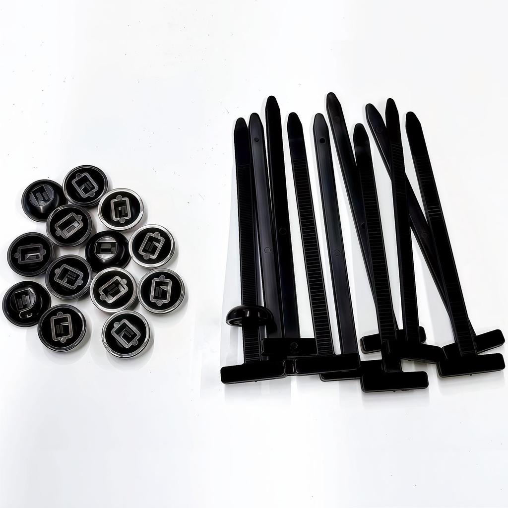 Universal Car Cable Tie Buckle for Fixing Fender, Mudguard, and Trunk Lid