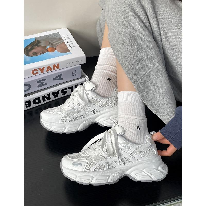 New products are on sale in summer, new thick-soled mesh breathable casual shoes, sports dad shoes 2528