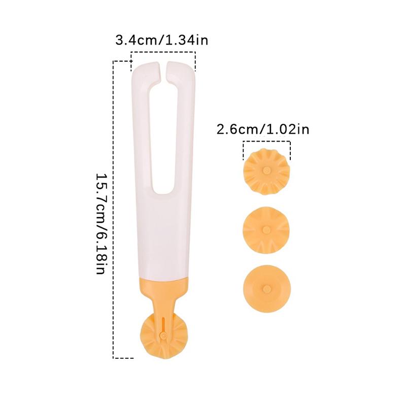 Dumplings Biscuit Roller Cookie Round Rolling Cutting Blade Dough Circle Cutter Gift Dining Bar Supplies Baking Pastry Tools