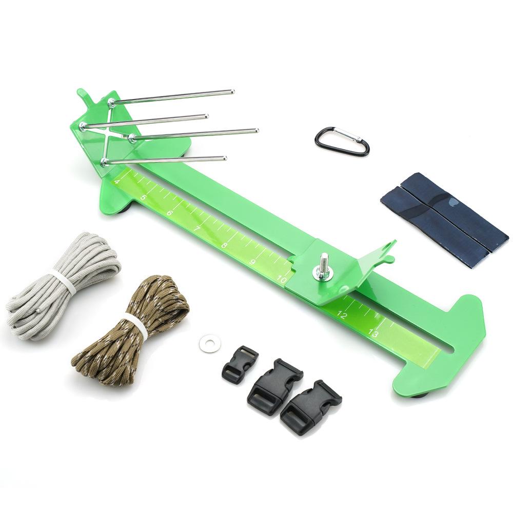Telaio per intrecciare paracord in metallo - Strumento per la creazione di braccialetti fai-da-te