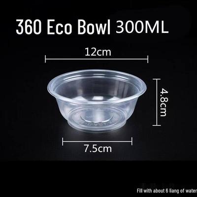 Ciotole di Plastica Usa e Getta con Coperchi