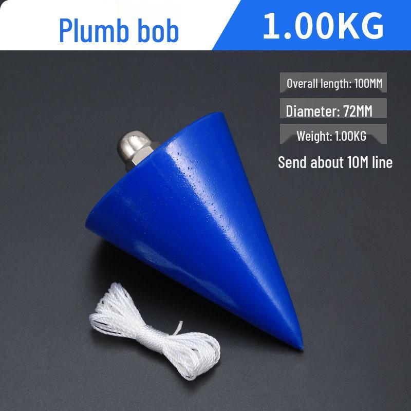 Woodworking Plumb Bob Cone, 2-10 Kg Line Weight