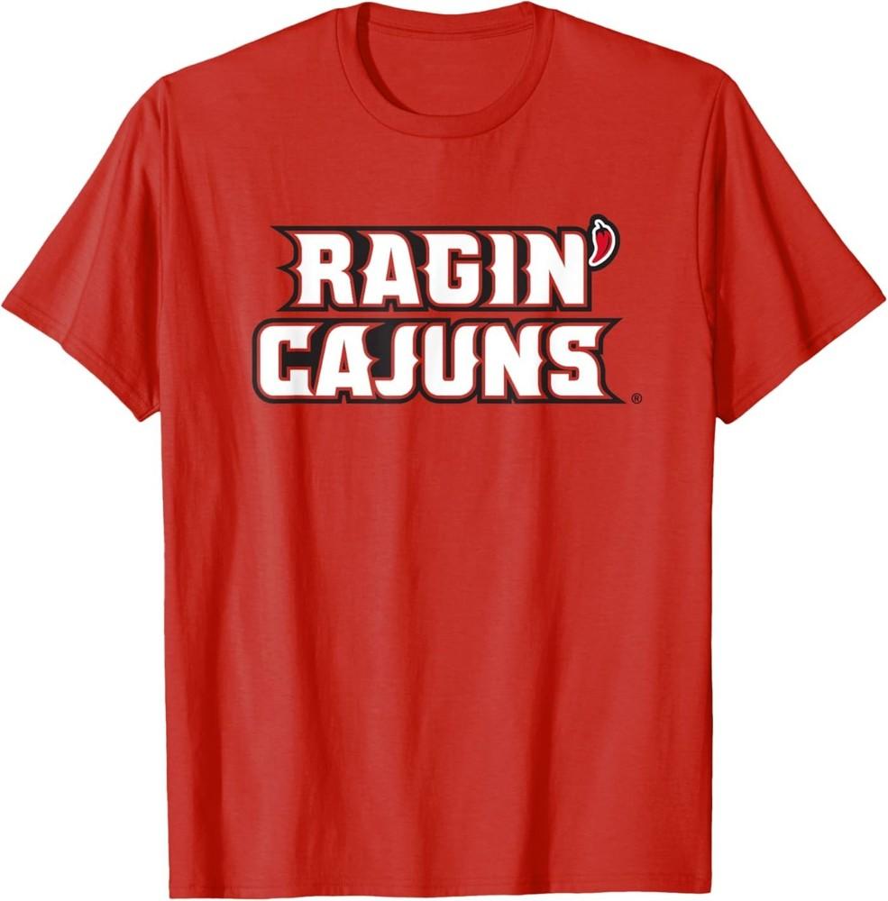 Louisiana Lafayette Ragin  Cajuns Icon Red T-Shirt Unisex T-Shirt XL
