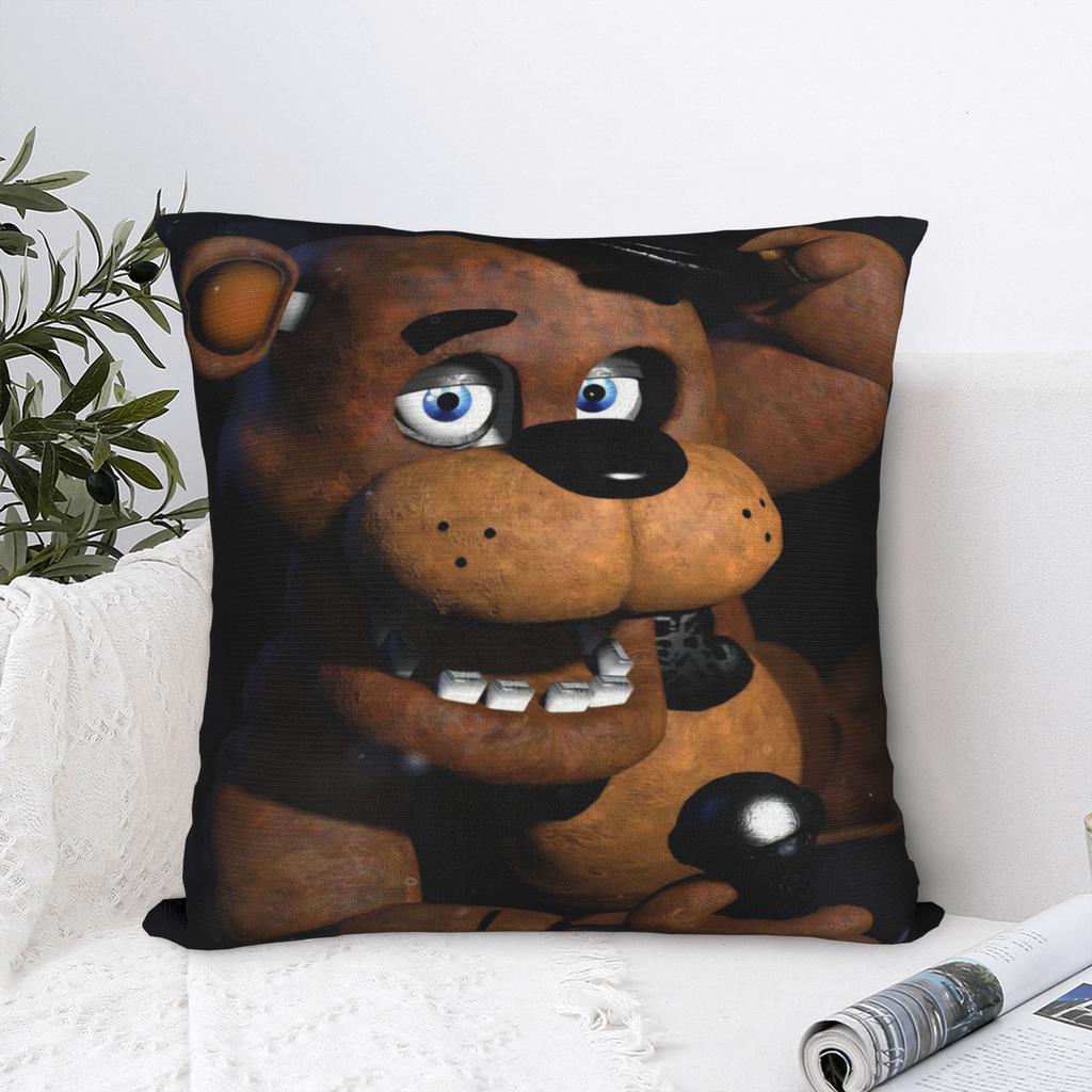 FNAF At Freddys Pillowcases Merch Printed Cushion Cover Decorative Throw Pillow Case Cover Home Multi Size