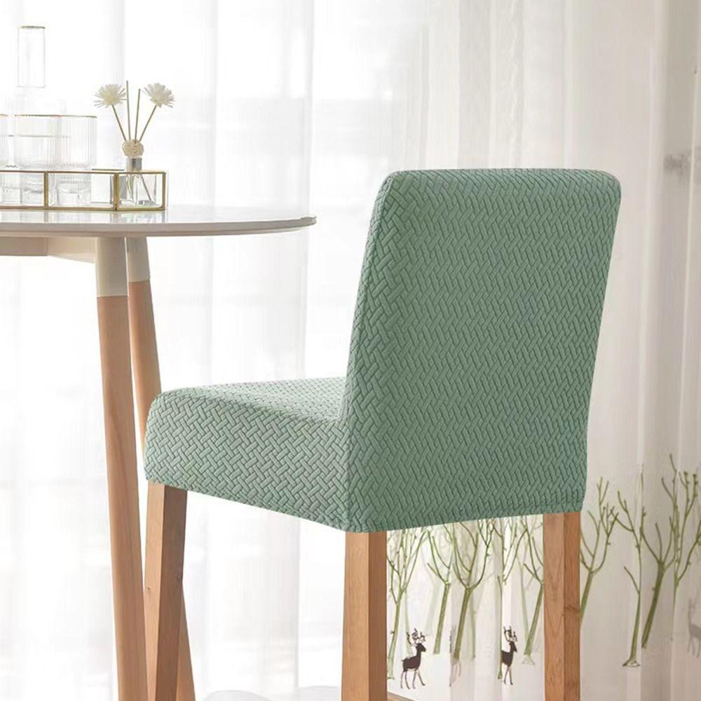 Elastic Stretch Counter Height Bar Stool Cover Dustproof Chair Slipcover  Household