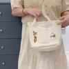 1Pieces Fashionable New Canvas Bag Summer Little Rabbit Carrot Handbag Cute Handbag Outdoor Mountaineering Bag Christmas Gifts