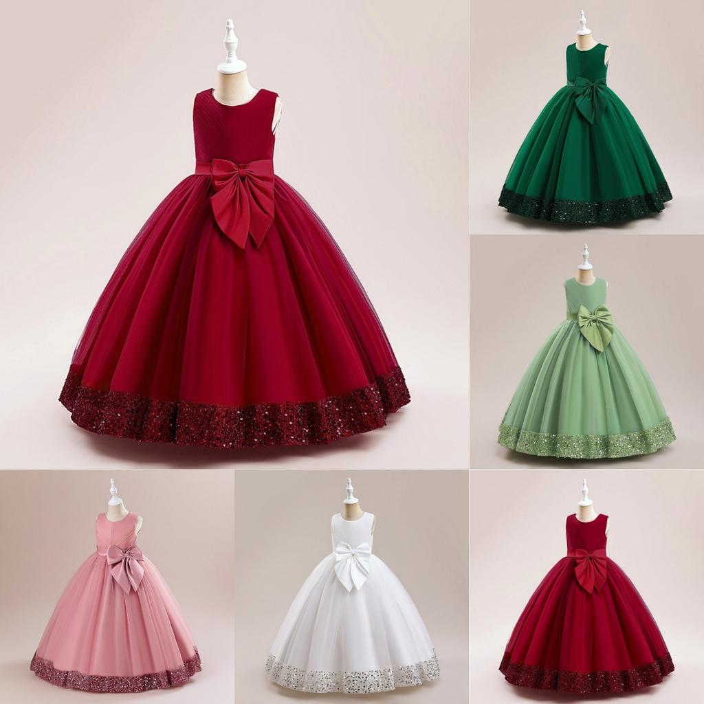 Girls Princess Gown Performance