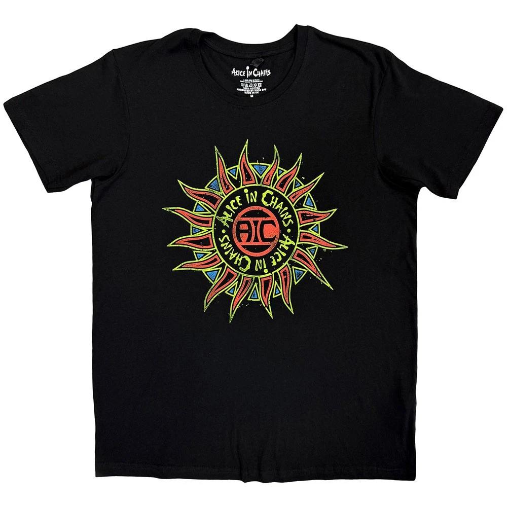 Alice In Chains Sun Logo Official Tee T-Shirt Mens S