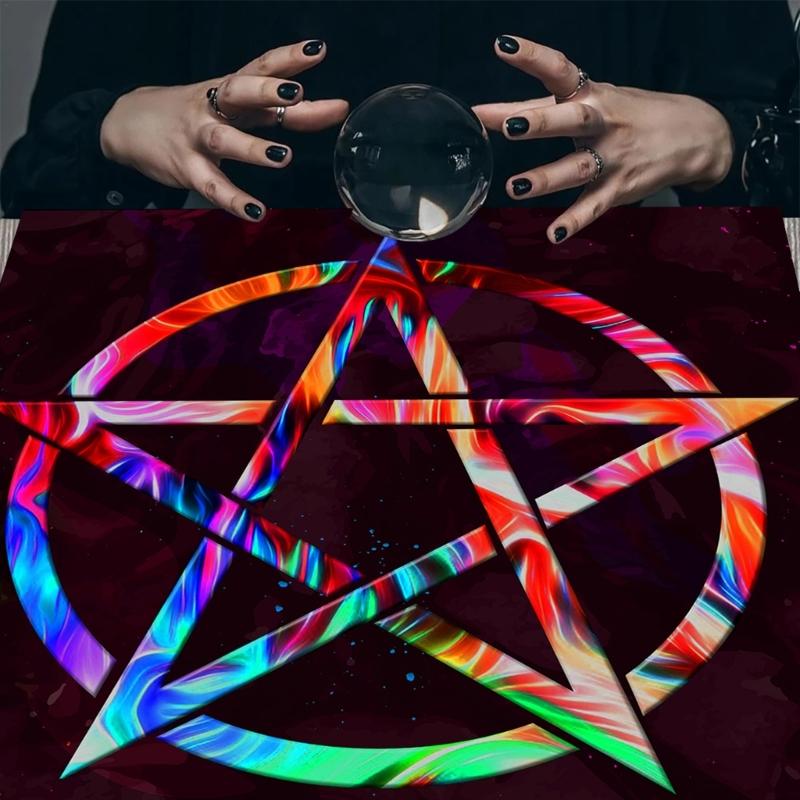 Multifunctional Tarots Card Table Cover Altars Decorations Tarots Tablecloth Pendulums Divinations Altars Table Cloth